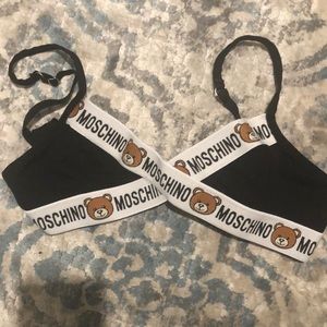 Moschino bralette ! Cute Moschino bears all around !
